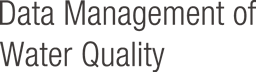 Data Management of Water Quality